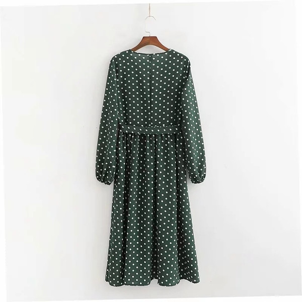 Rochie de dama cu maneca lunga in doua culori