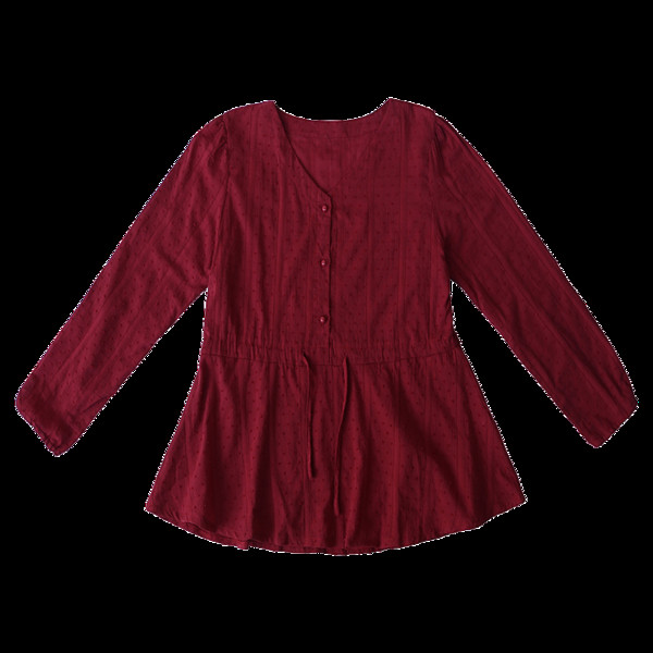 Bluză de damă modernă cu cravate și nasturi