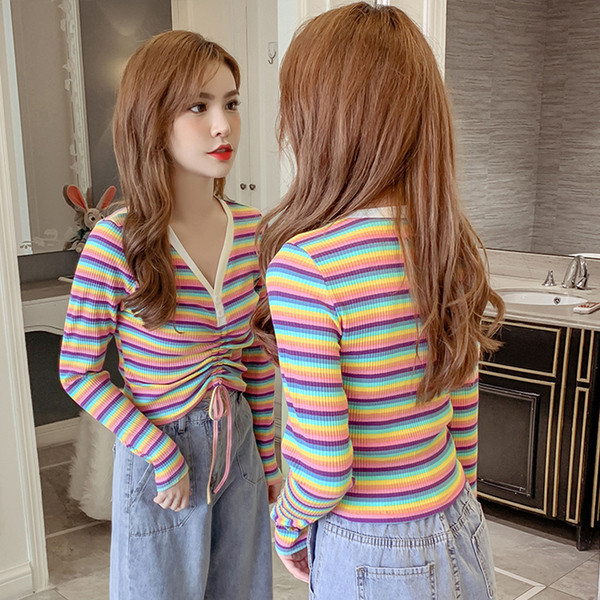 Modern női blúz nyakkendővel és gombokkal, két színben