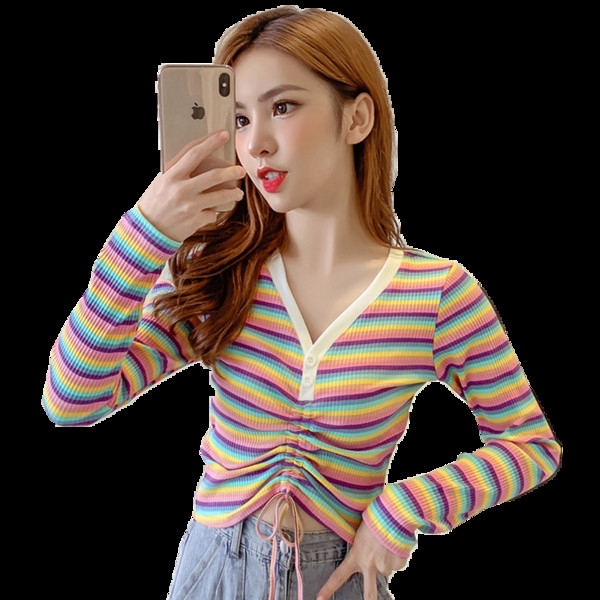 Modern női blúz nyakkendővel és gombokkal, két színben