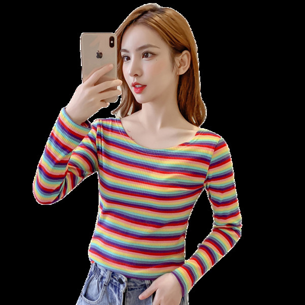 Bluză de damă colorată cu mâneci lungi și cravate