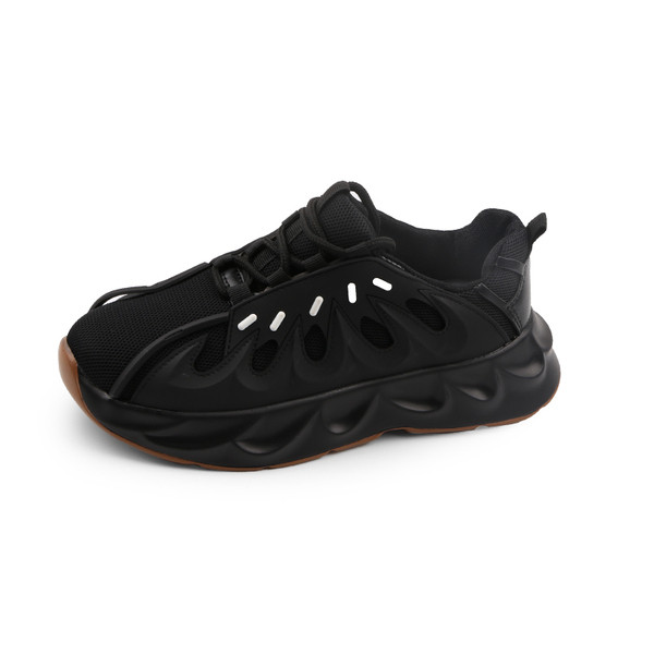 Alkalmi női tornacipő fekete, fehér és bézs színben