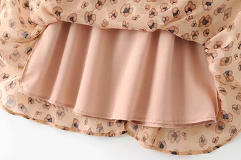 Rochie elegantă de damă, cu decolteu în V și model