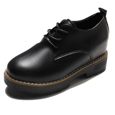 Pantofi casual dama cu sireturi in negru