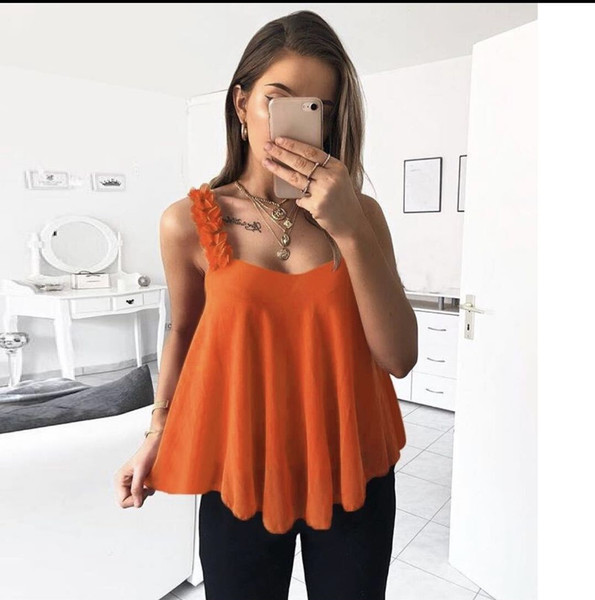 Maieu modern de damă cu decolteu O în mai multe culori