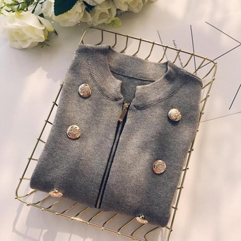 Őszi női ruha hosszú ujjal, cipzárral több színben