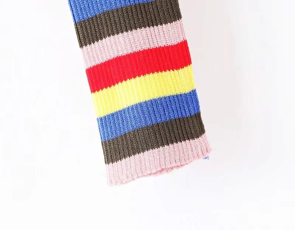 Új modell csíkos női blúz O-nyakú és hosszú ujjú