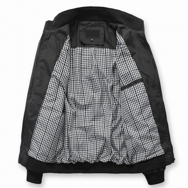 Divatos férfi őszi kabát fekete és kék színben