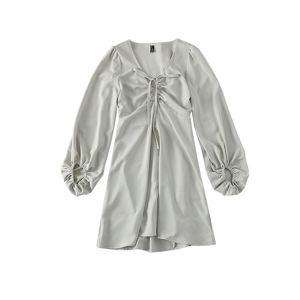 Modern női ruha széles ujjal, három színben