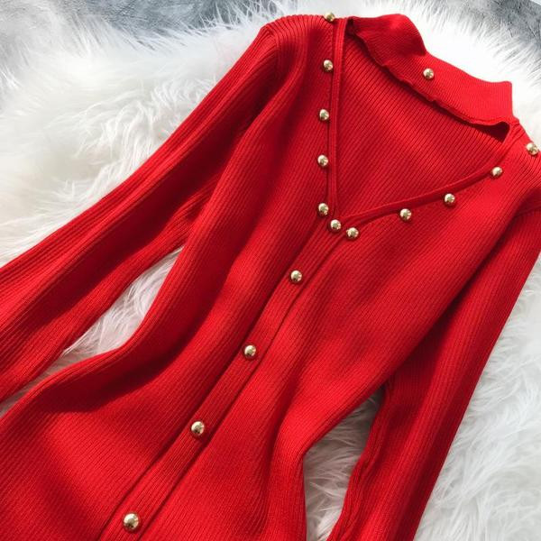 Rochie moderna de dama lunga cu elemente metalice in mai multe culori