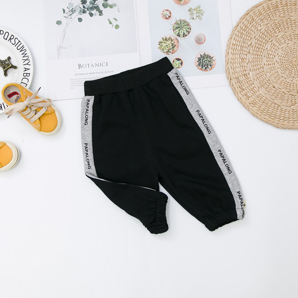 Pantaloni casual copii pentru baieti cu margini