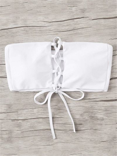 Fürdőruha felső, nyakkendővel több színben