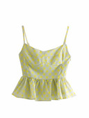 Maieu de dama cu bretele subtiri - model scurt