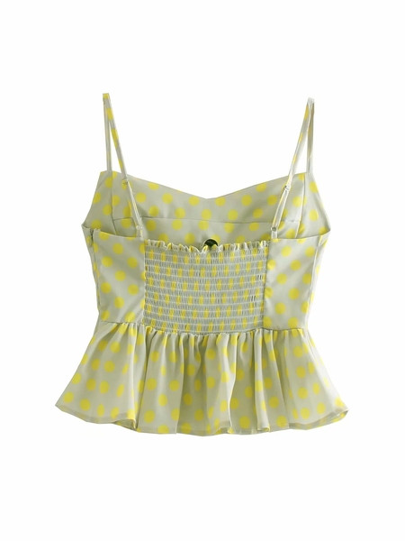 Maieu de dama cu bretele subtiri - model scurt