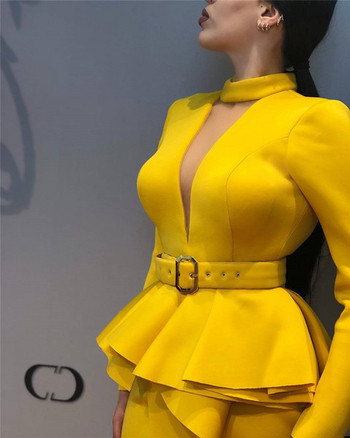 Modern női hosszú ruha, három színben hasítékkal