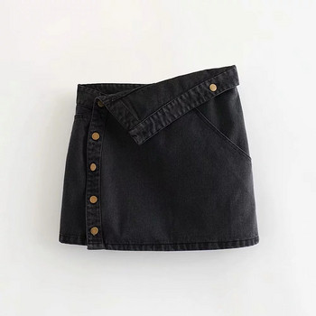 Új modell modern női szoknya fehér és fekete színben