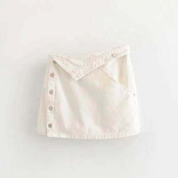 Új modell modern női szoknya fehér és fekete színben