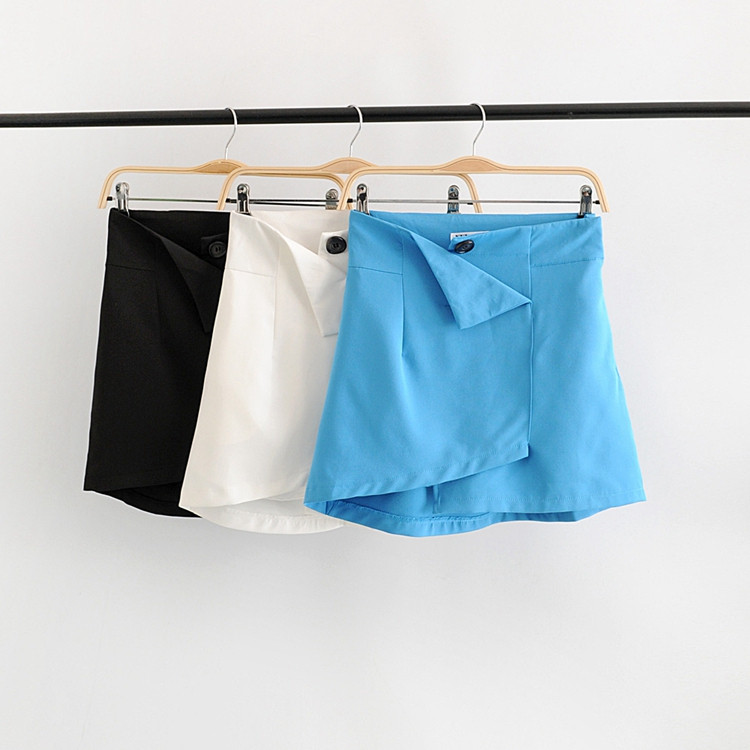 Fusta asimetrică pentru femei - trei culori