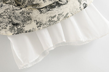 Rochie de dama cu decolteu in V si maneci 3/4