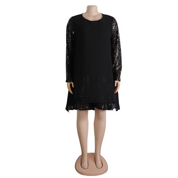 Rochie scurta de dama eleganta cu paiete in trei culori