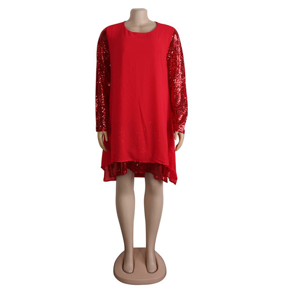 Rochie scurta de dama eleganta cu paiete in trei culori