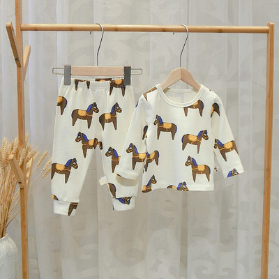 Bluza + pantaloni de pijama copii model nou in mai multe culori pentru baieti