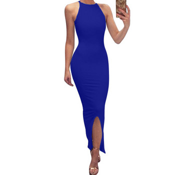 Hosszú női ruha Karcsú, O-nyakú modell több színben