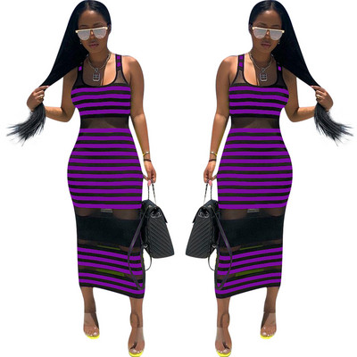 Rochie casual de dama cu bretele subtiri in mai multe culori