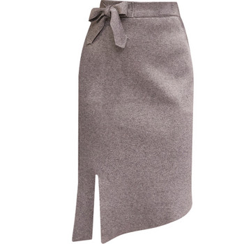 Fusta de dama eleganta in patru culori cu panglica