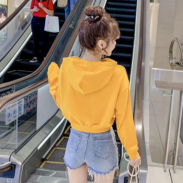 Bluza casual dama cu cravate - in galben