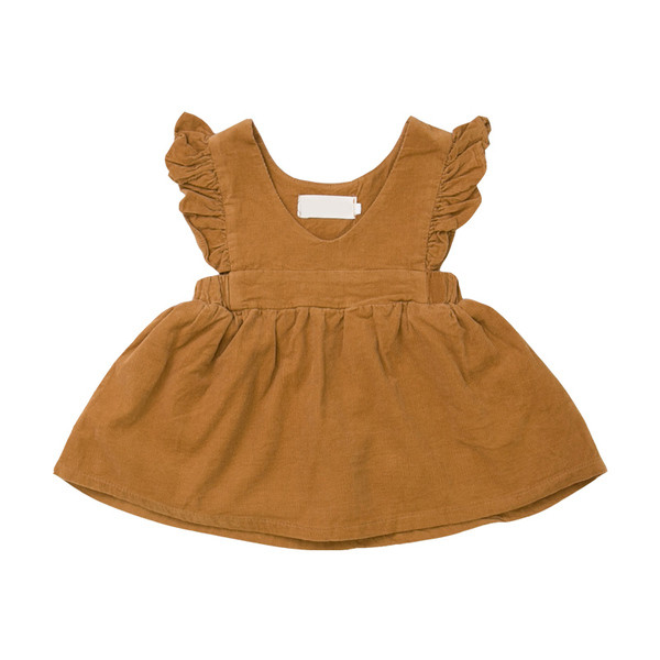 Rochie pentru copii model nou albastru si maro pentru fete