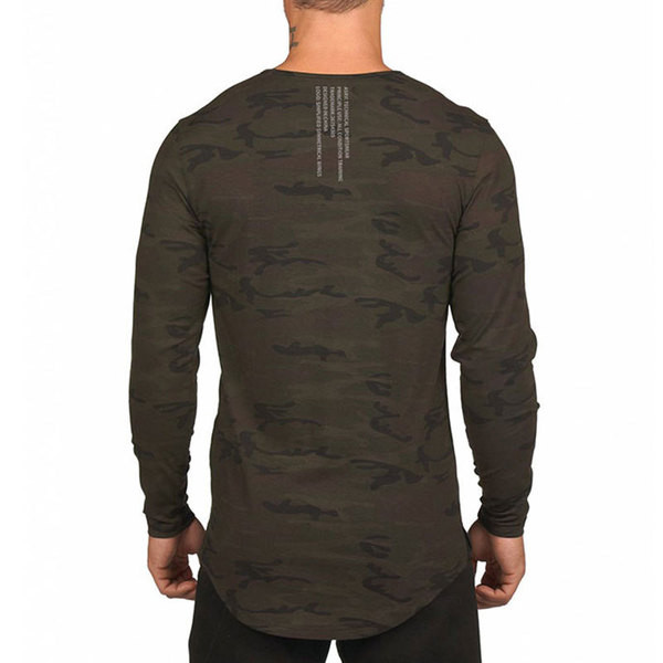 Bluză bărbătească cu mâneci lungi și inscripție în trei culori