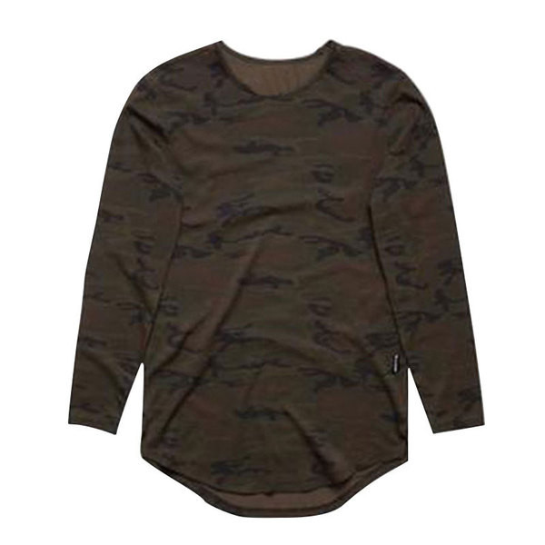 Bluză bărbătească cu mâneci lungi și inscripție în trei culori