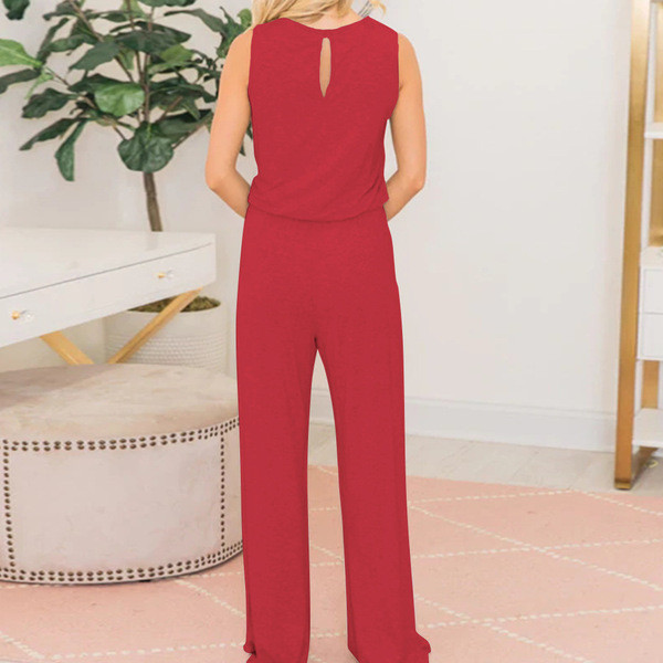 Salopetă largă casual pentru femei în trei culori