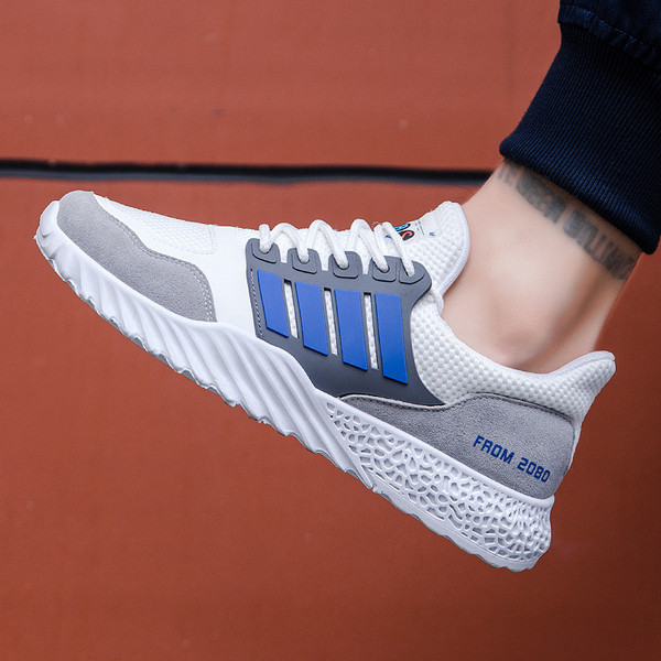 Aktuális férfi tornacipő három színben felirattal