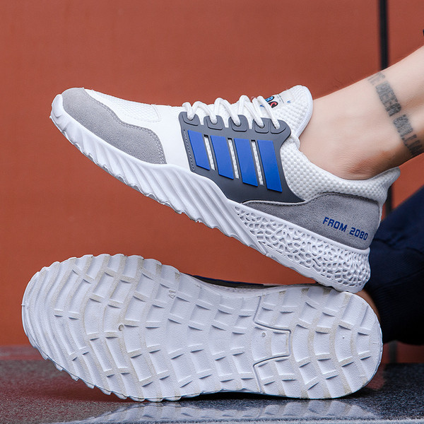 Aktuális férfi tornacipő három színben felirattal