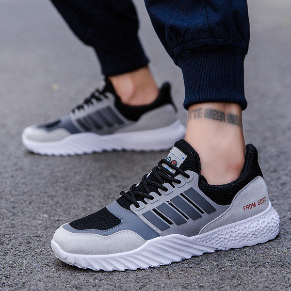 Aktuális férfi tornacipő három színben felirattal