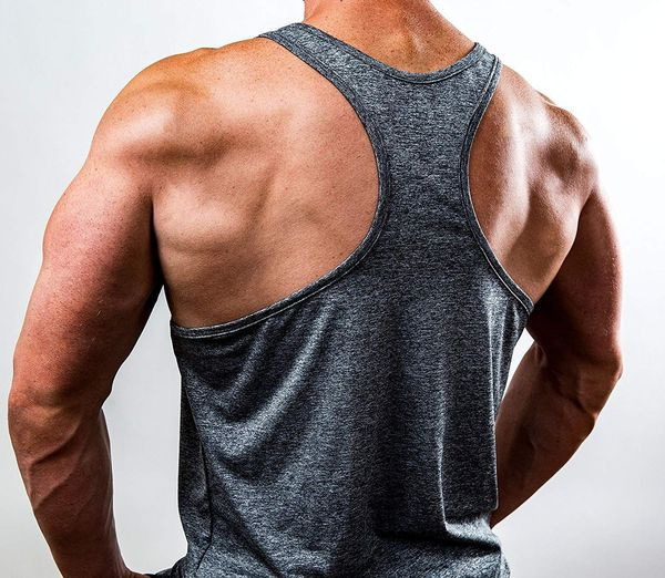 Maieu sport pentru bărbați cu bretele largi în diferite culori