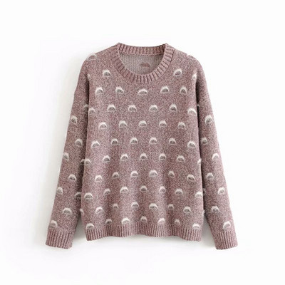 Női pulóver ovális nyakkivágással, három színben