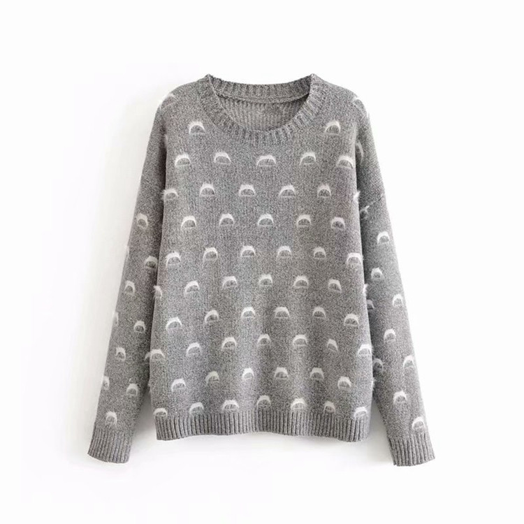 Női pulóver ovális nyakkivágással, három színben