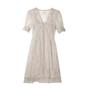 Rochie de damă modernă decupată cu decolteu în V