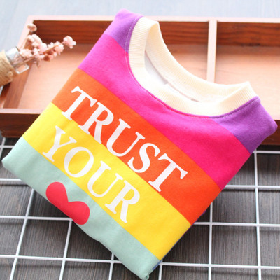 Hanorac modern pentru copii cu dungi pentru fete