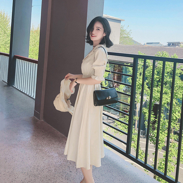 Rochie lungă casual de damă în două culori