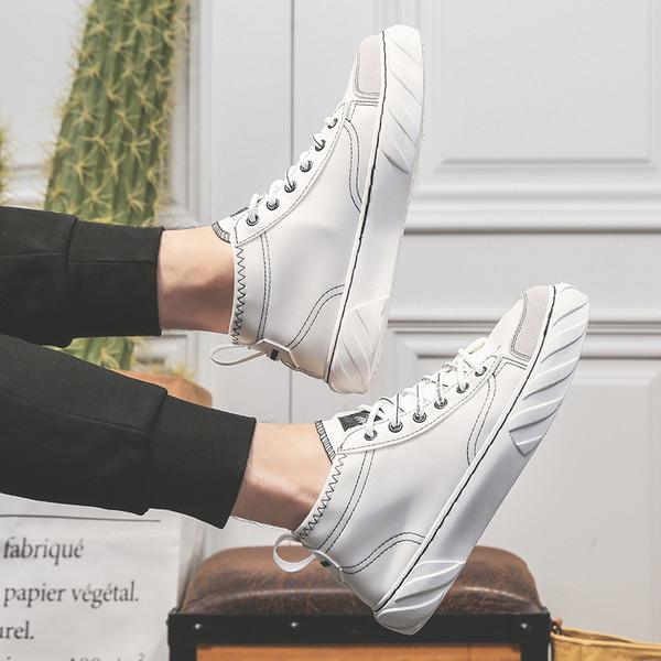 Adidasi moderni pentru barbati in trei culori cu talpa plata