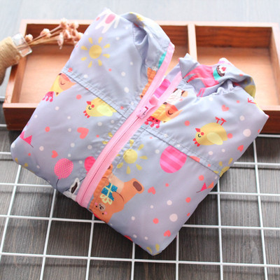 Geaca pentru copii model nou cu gluga pentru fete