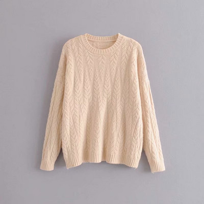 Pulover de dama cu decolteu oval in trei culori