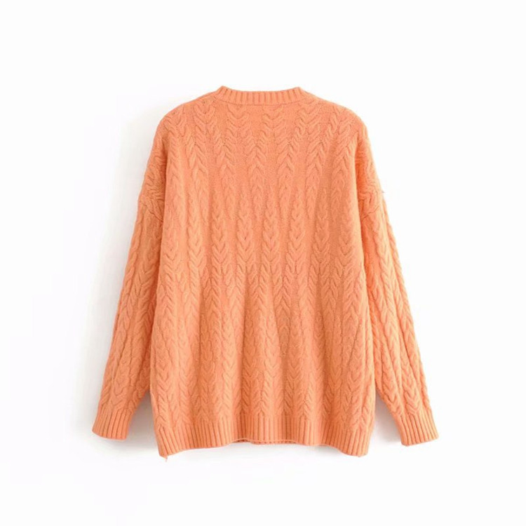 Pulover de dama cu decolteu oval in trei culori