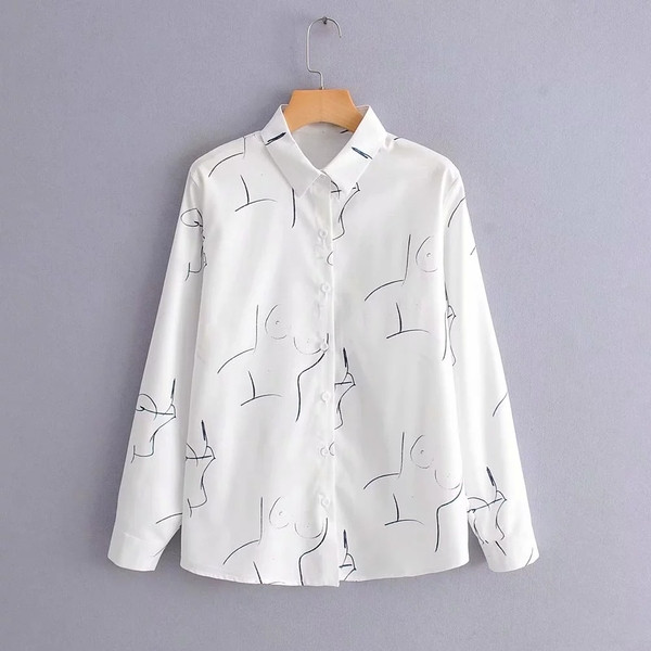 Camasa eleganta de dama model clasic in alb