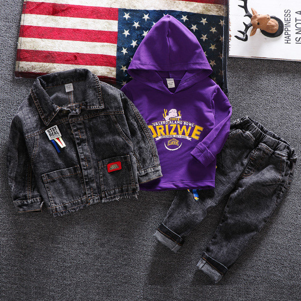 Set copii model nou pentru baieti in trei parti