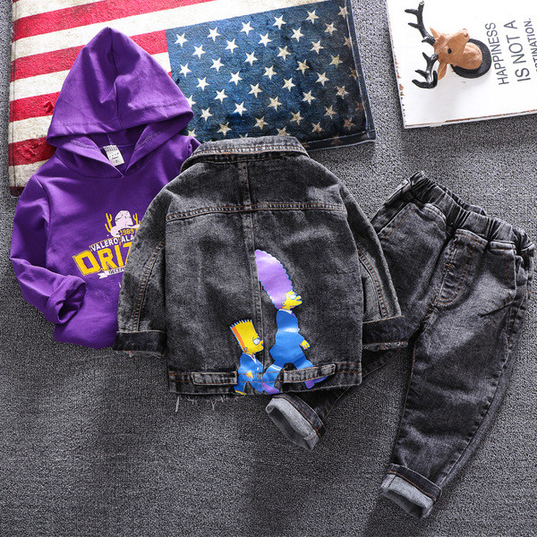 Set copii model nou pentru baieti in trei parti